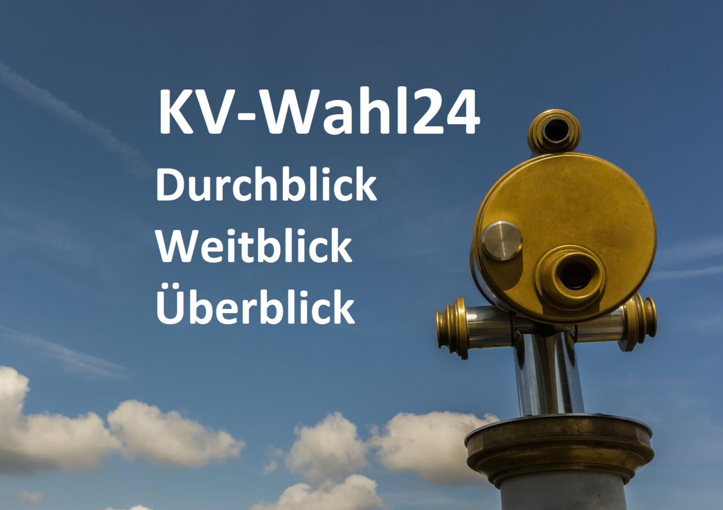 KV-Wahl24 Onlineveranstaltung